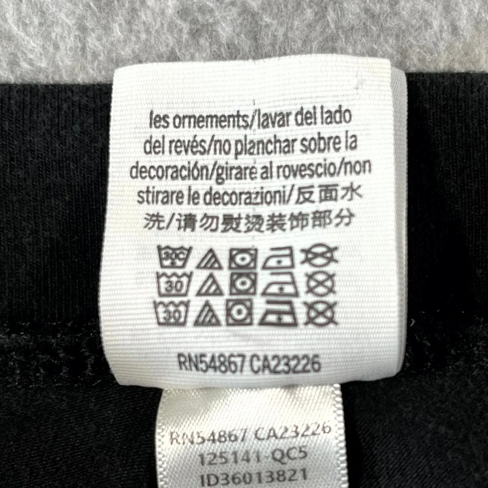 Pink Victoria's‎ Secret Black White Side Stripe Leggings Large Yoga Pants 8351